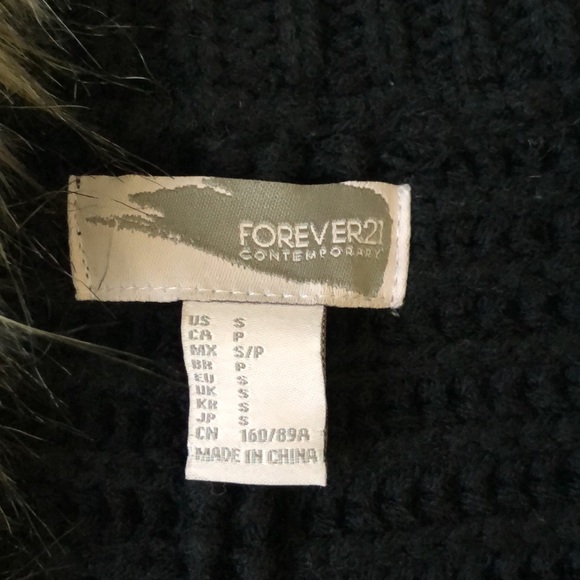 Thick Faux Fur winter cardigan - Picture 4 of 4
